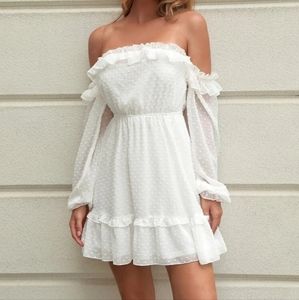 Womens white dress